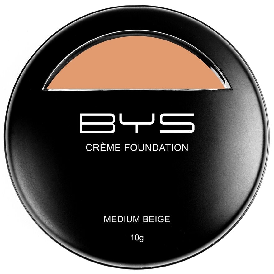 Foundation Cream with Sponge - Medium Beige