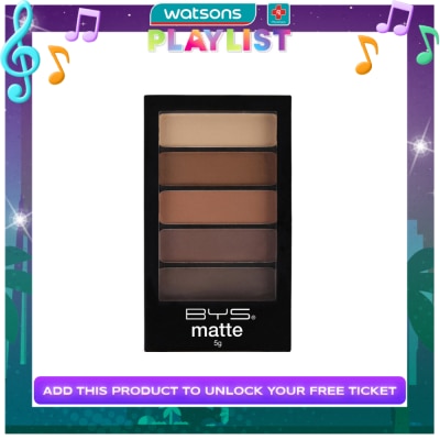 BYS Eyeshadow Matte 5pc Desert Safari