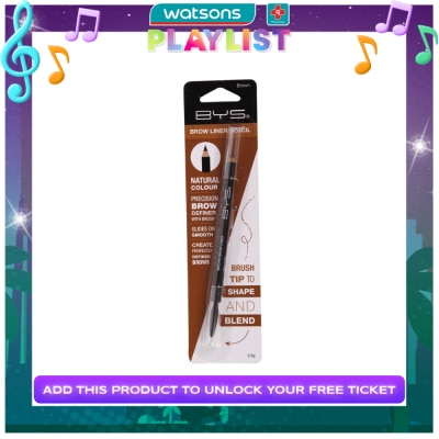 BYS Brow Liner with Brush Blister - Brown