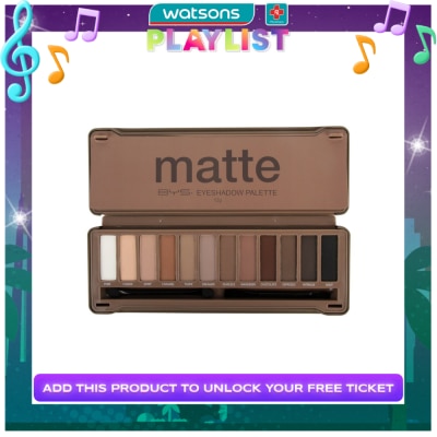 BYS Eyeshadow Palette Tin - Matte