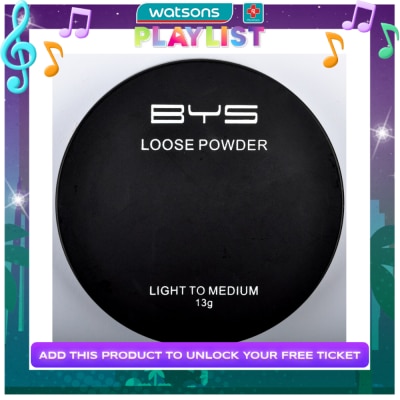BYS Loose Powder with Puff - Light to Medium