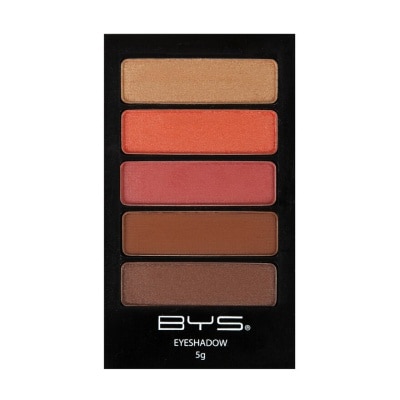 BYS Horizontal Eyeshadow Palette 5 Piece - Sun Kissed