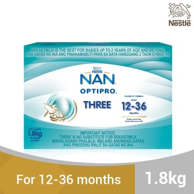 NAN OptiPro Three Milk Supplement For Children 12-36 Months 1.8kg