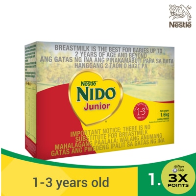 NIDO Junior Milk Supplement For Kids 1-3 Years Old 1.6kg