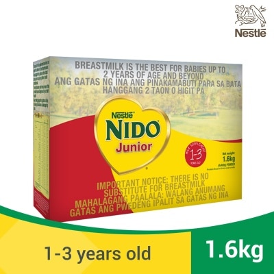 NIDO Junior Milk Supplement For Kids 1-3 Years Old 1.6kg