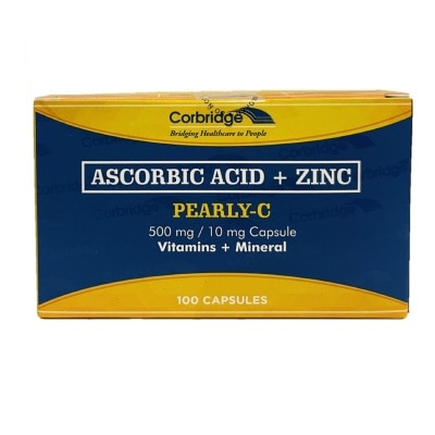 PEARLY C Sodium Ascorbate 500mg + Zinc 10mg per Capsule