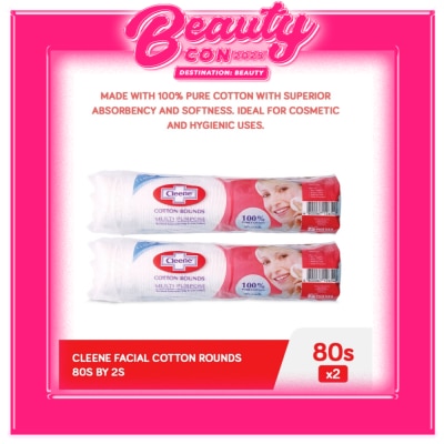 CLEENE Cotton Rounds Multi Purpose 80s x 2 packs