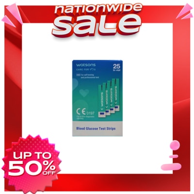 WATSONS WATSONS Blood Glucose Strips x25