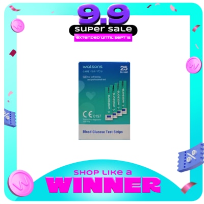 WATSONS - WATSONS Blood Glucose Strips x25 image