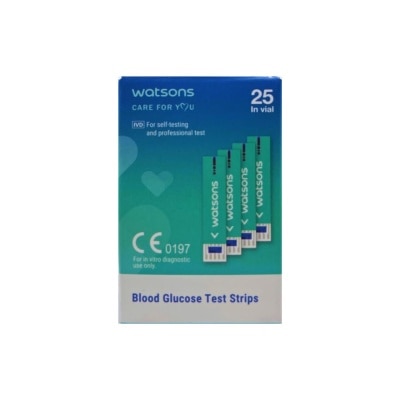 WATSONS WATSONS Blood Glucose Strips x25