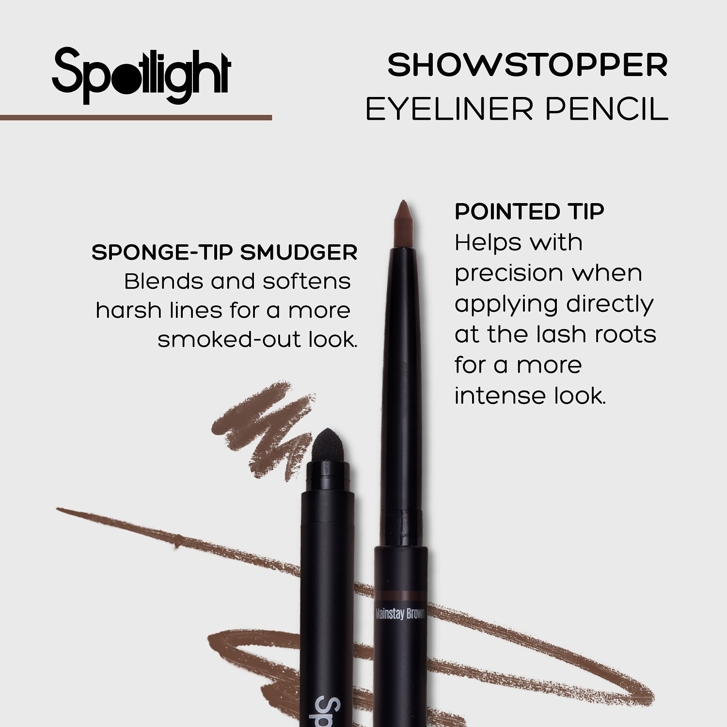 Show Stopper Eyeliner Pencil Mainstay Brown 0.28g