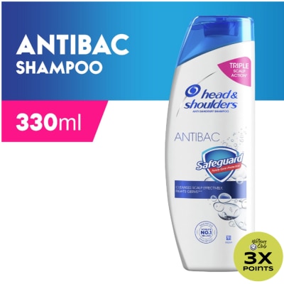 HEAD N SHOULDERS Shampoo Antibacterial 330ml