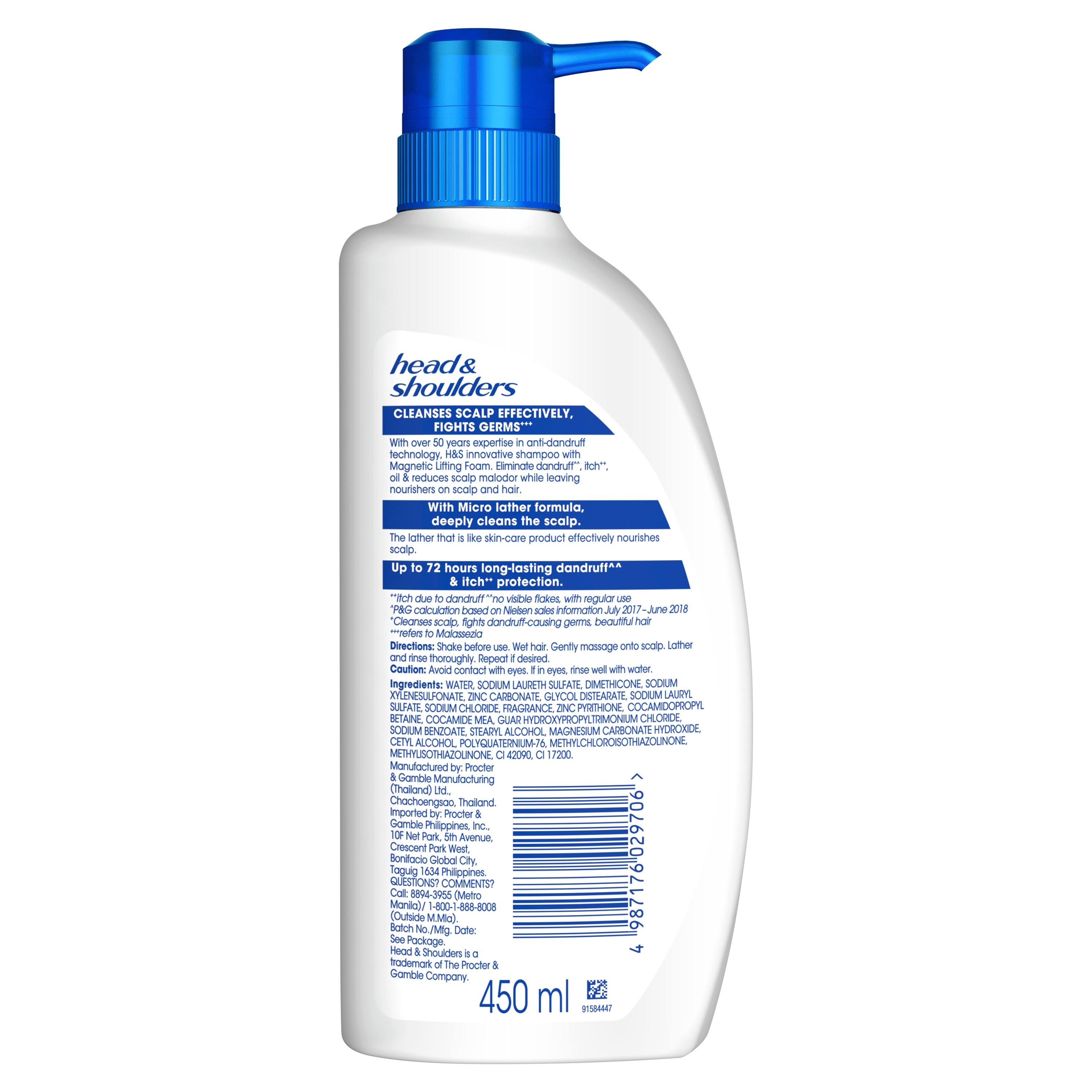 Shampoo Antibacterial 450ml