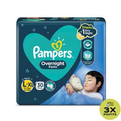 PAMPERS Overnight Diaper Pants Large up to XL 30s