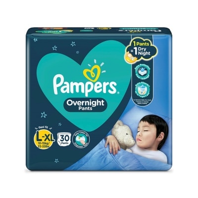 PAMPERS Overnight Diaper Pants Large up to XL 30s