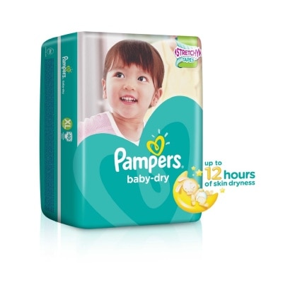 PAMPERS Baby Dry Taped Diapers XL 40s