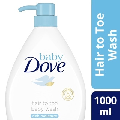 BABY DOVE Hair to Toe Wash Rich Moisture 1L