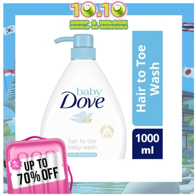 BABY DOVE Hair to Toe Wash Rich Moisture 1L