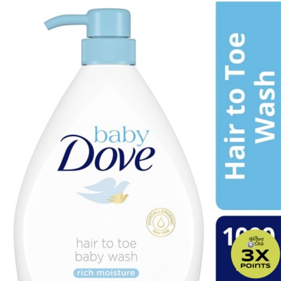 BABY DOVE Hair to Toe Wash Rich Moisture 1L