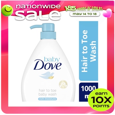 BABY DOVE - Hair to Toe Wash Rich Moisture 1L