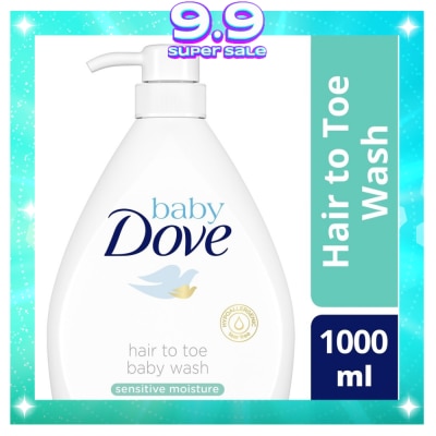 BABY DOVE Hair to Toe Wash Sensitive Moisture 1L