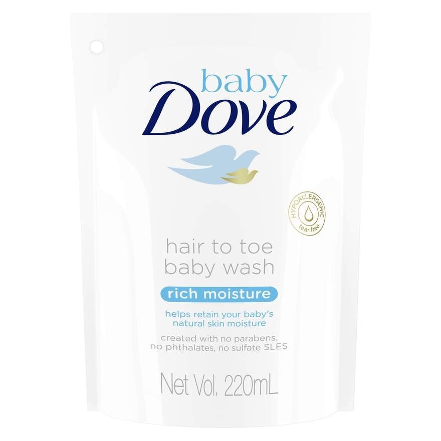 Hair to Toe Wash Rich Moisture Refill 220ml