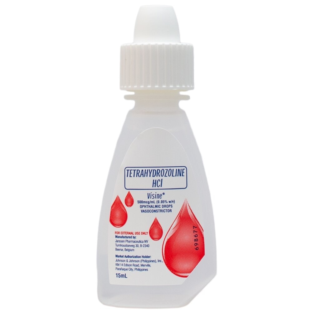 Visine Eye Drops 15ml - for Red Eyes, Dry Eyes