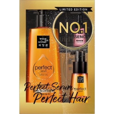 MISE EN SCENE Holiday Sets Perfect Serum Shampoo 530ml, Perfect Serum 70ml, Perfect Serum Styling 15ml