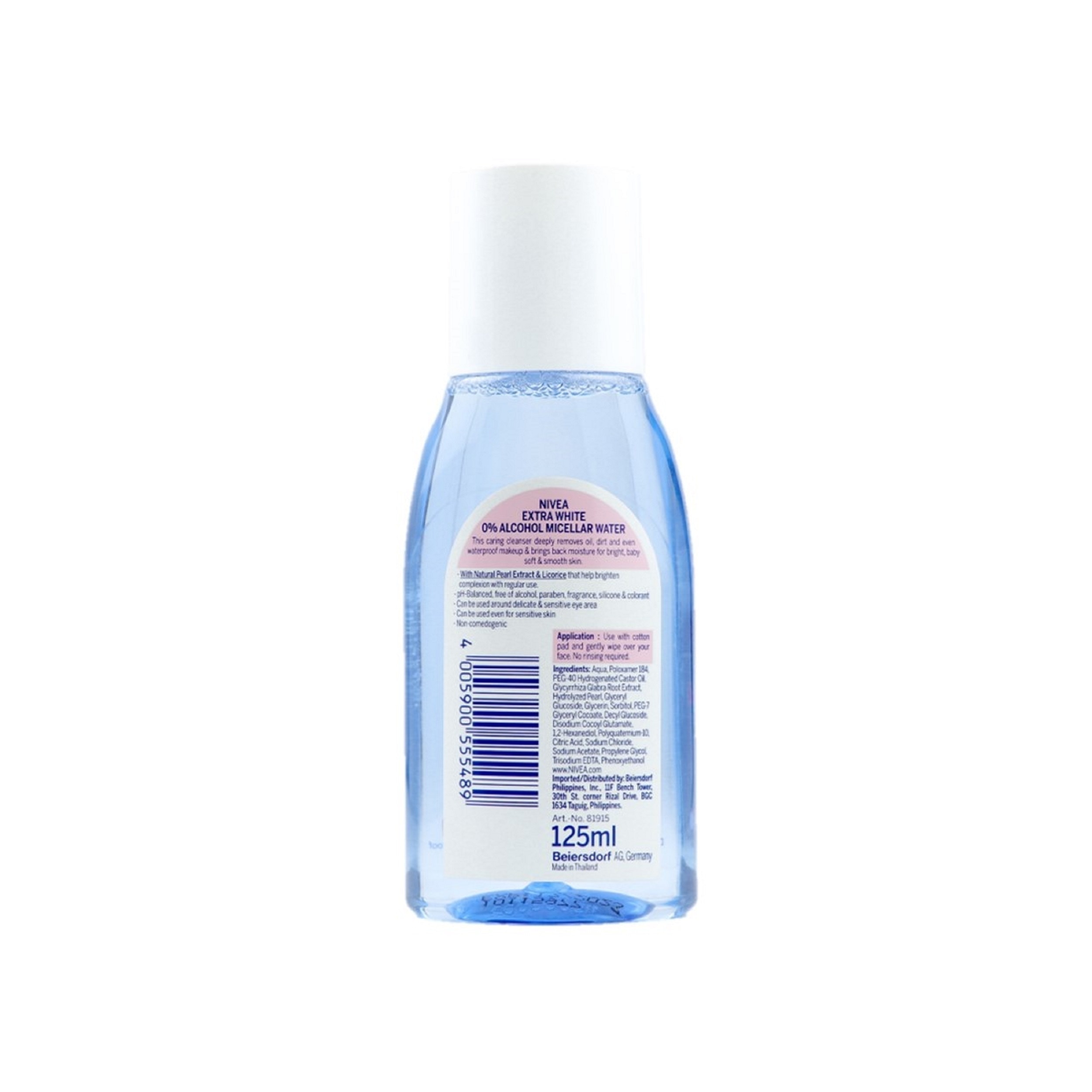Face Cleanser MicellAIR Extra White Micellar Water 125ml