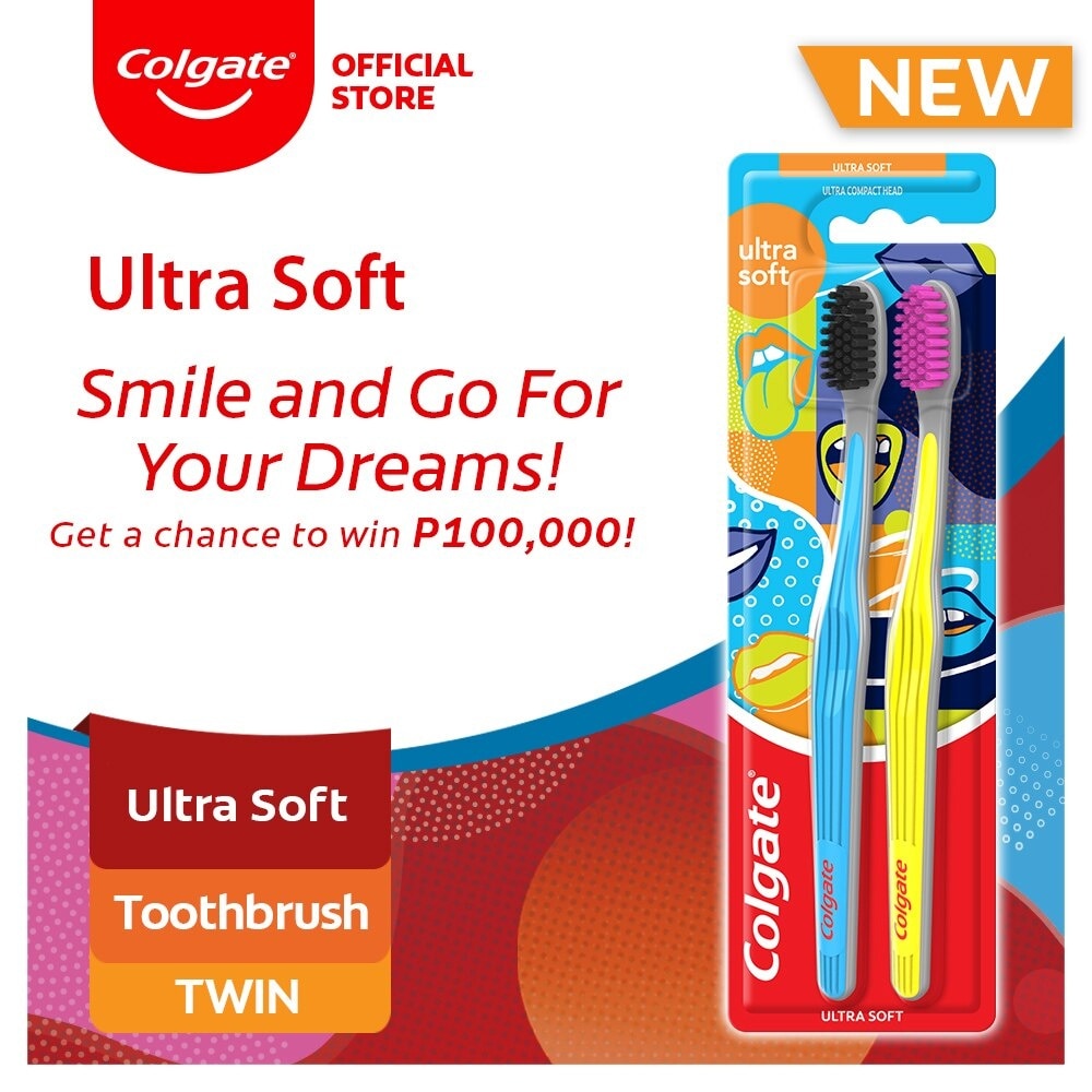 Colgate Ultra Soft Toothbrush Twin Pack