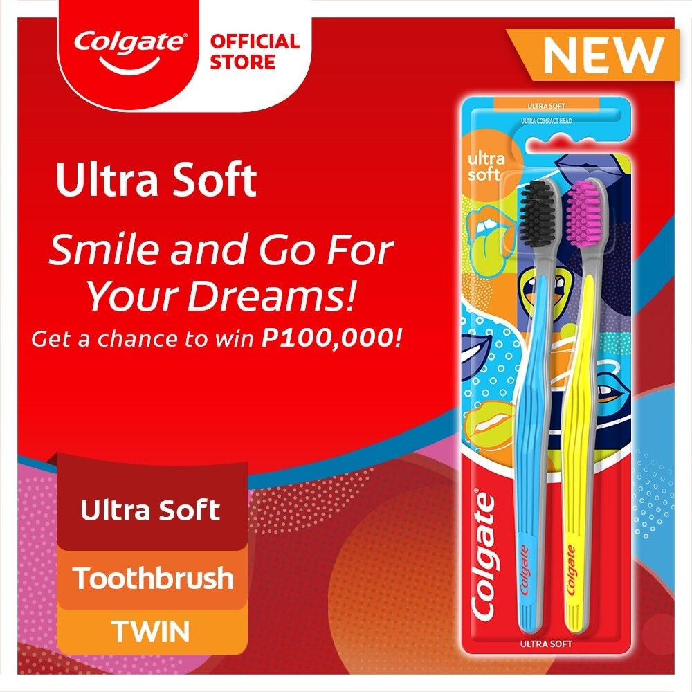 Colgate Ultra Soft Toothbrush Twin Pack