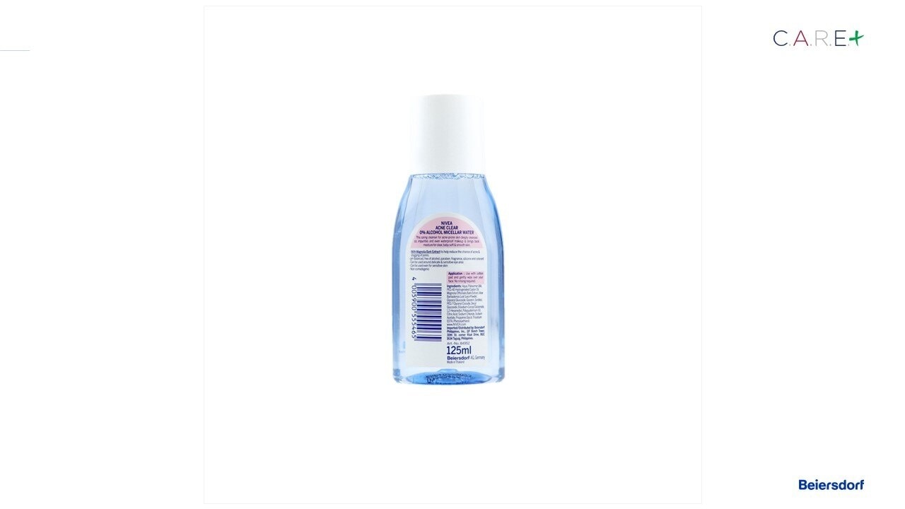 Face Cleanser MicellAIR Acne Clear Micellar Water 125ml