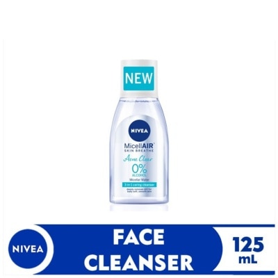 NIVEA Face Cleanser MicellAIR Acne Clear Micellar Water 125ml