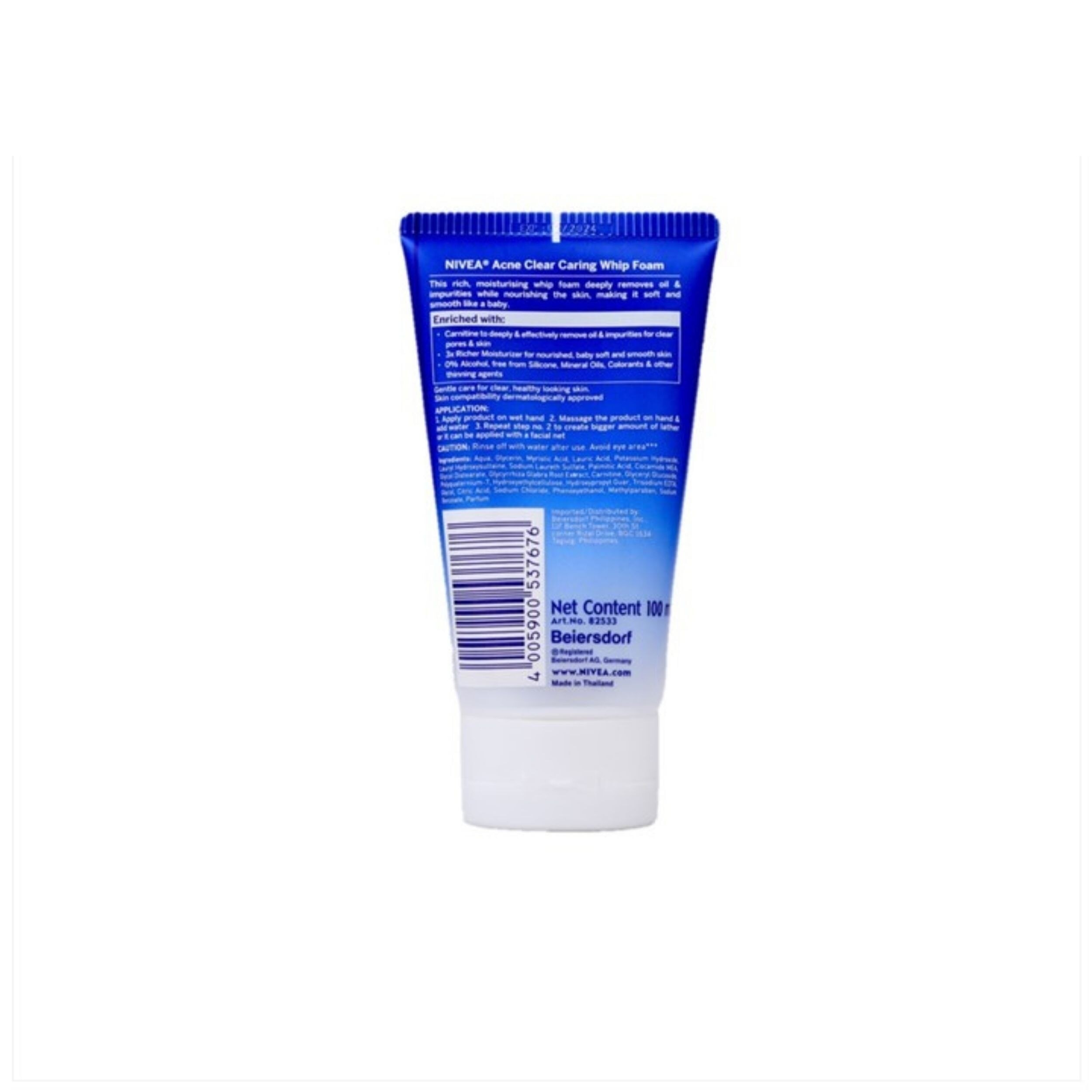 Face Acne Cleanser&#44: Acne Clear Whip Foam&#44: Face Wash for Acne&#44: 100g