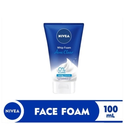 NIVEA Face Acne Cleanser&#44: Acne Clear Whip Foam&#44: Face Wash for Acne&#44: 100g