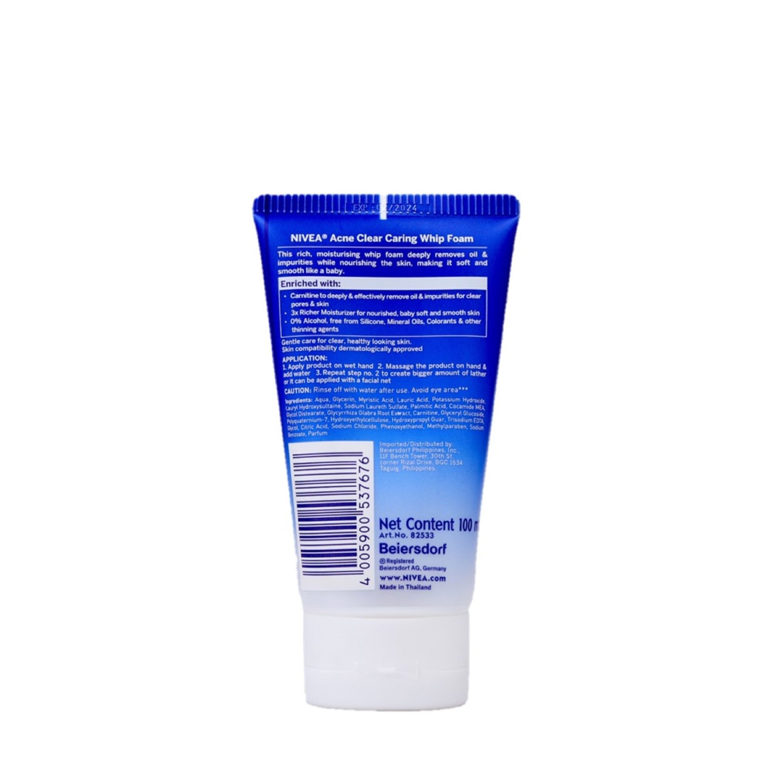 Face Acne Cleanser&#44: Acne Clear Whip Foam&#44: Face Wash for Acne&#44: 100g