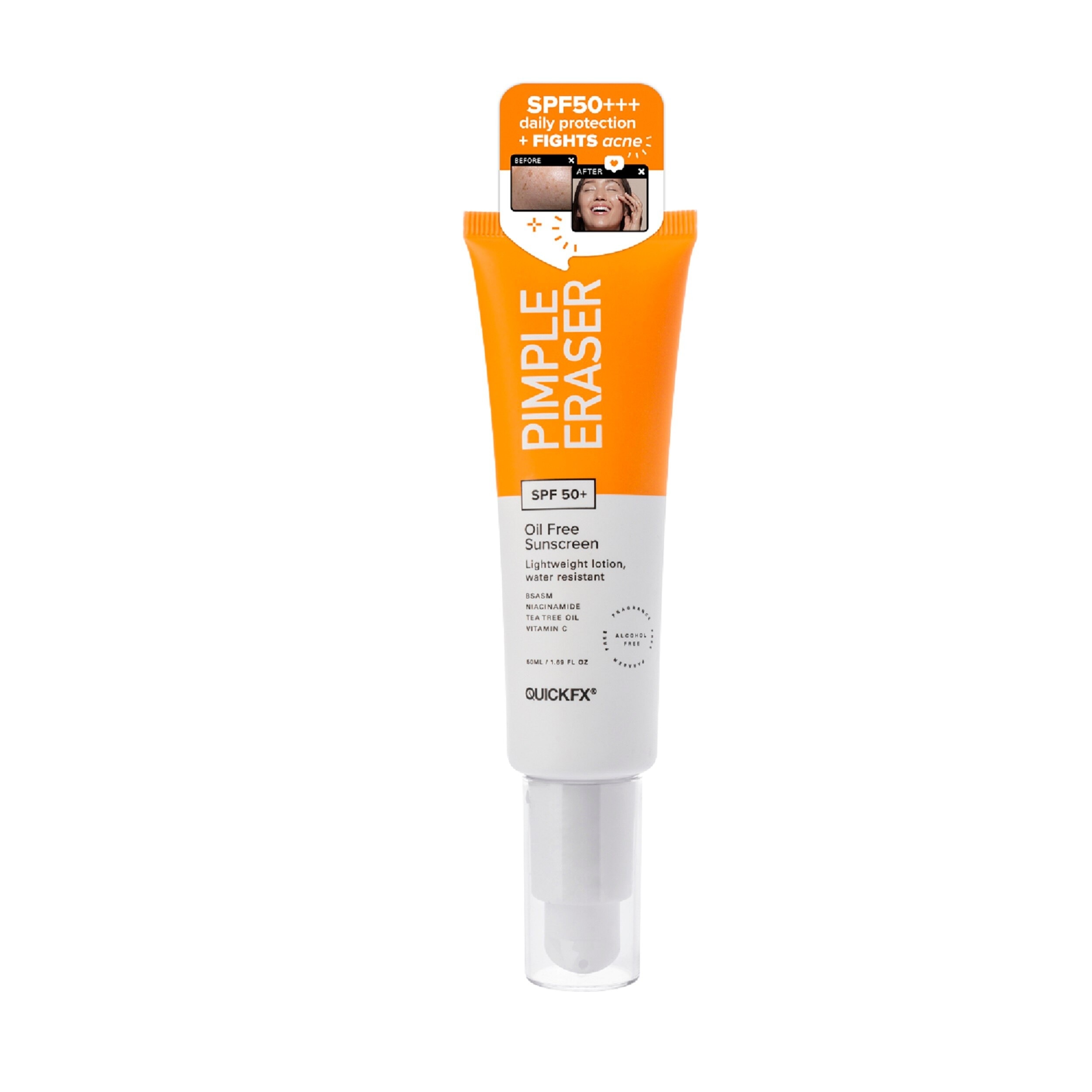 Pimple Eraser Oil Free Sunscreen with SPF 50+ 50ML