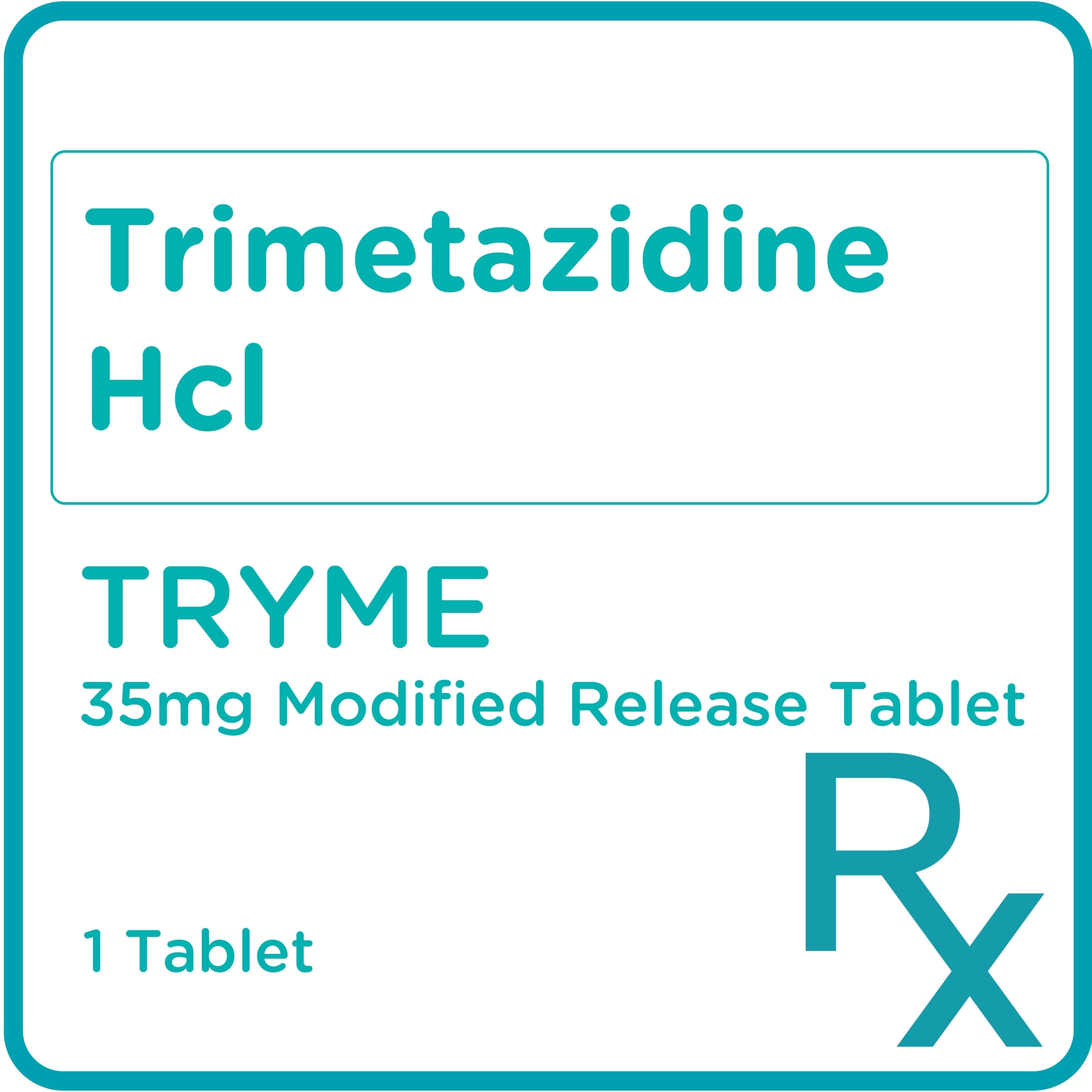 Trimetazidine Hcl 35mg 1 Modified Release Tablet [Prescription Required]