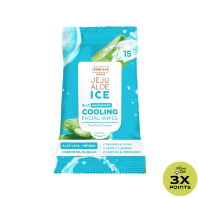 FRESH Jeju  Aloe Make Up Wipes 15s