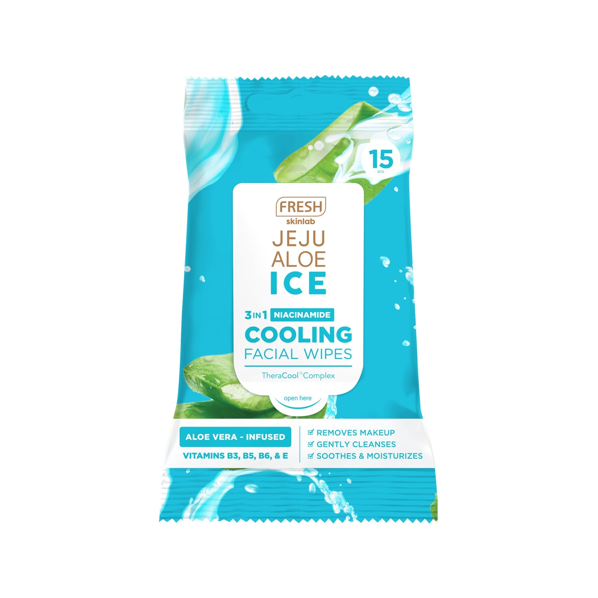 Jeju  Aloe Make Up Wipes 15s