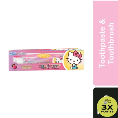HELLO KITTY Toothpaste 50ml + Toothbrush 1pc