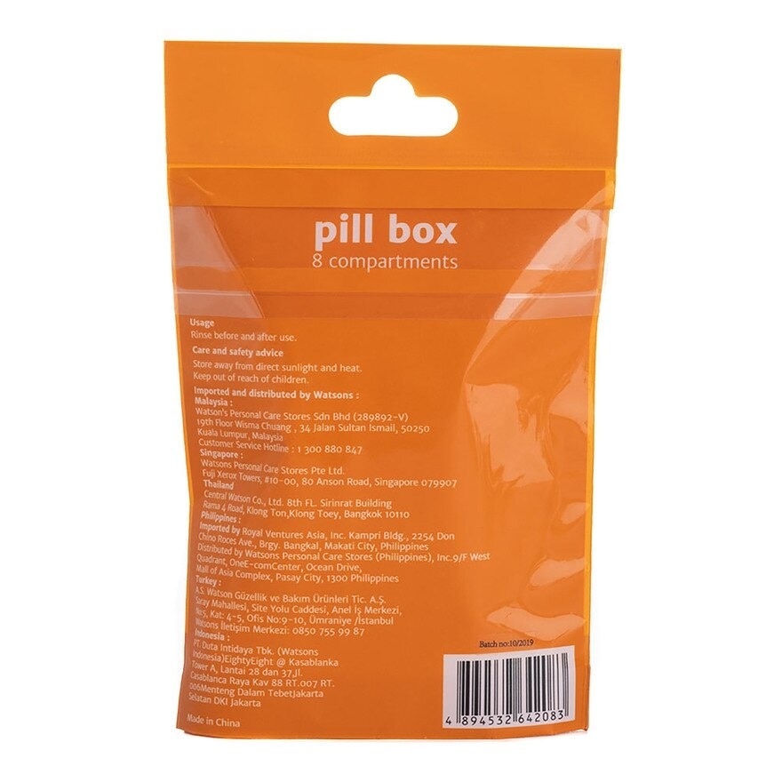 Pill Box 8 Cmpartments