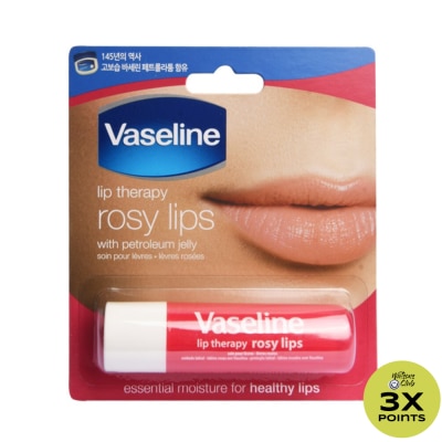 VASELINE Lip Therapy Rosy Lips with Petroleum Jelly 4.6g