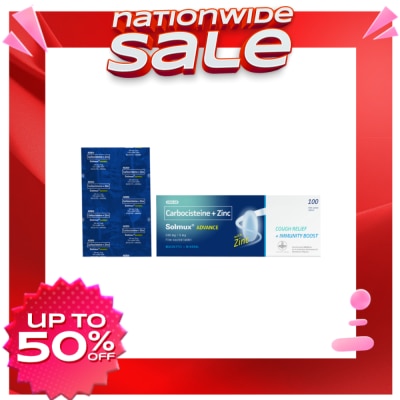 SOLMUX Carbocisteine + Zinc 1 Capsule