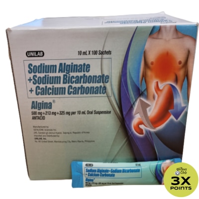 ALGINA ALGINA Oral Suspension Antiacid In Sachet Sold Per Piece 10ml
