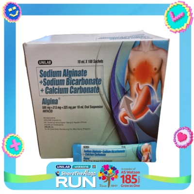 ALGINA ALGINA Oral Suspension Antiacid In Sachet Sold Per Piece 10ml