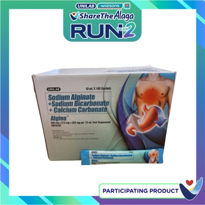 ALGINA ALGINA Oral Suspension Antiacid In Sachet Sold Per Piece 10ml image