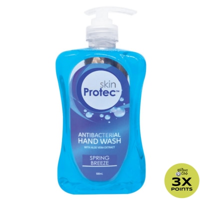 SKIN PROTEC Antibacterial Handwash Spring Breeze 500ml