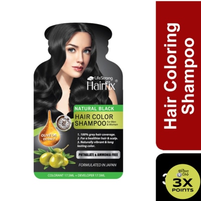 HAIRFIX Natural Black Hair Color Shampoo 35ml