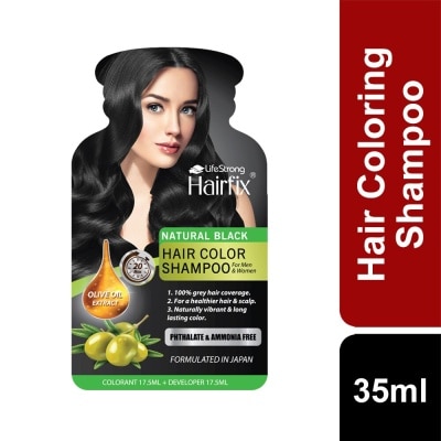 HAIRFIX Natural Black Hair Color Shampoo 35ml